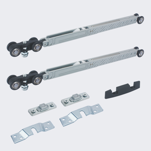 Sliding Door Damper for Furniture Hardware Wardrobe Closet Suspending Soft Close Sliding Door