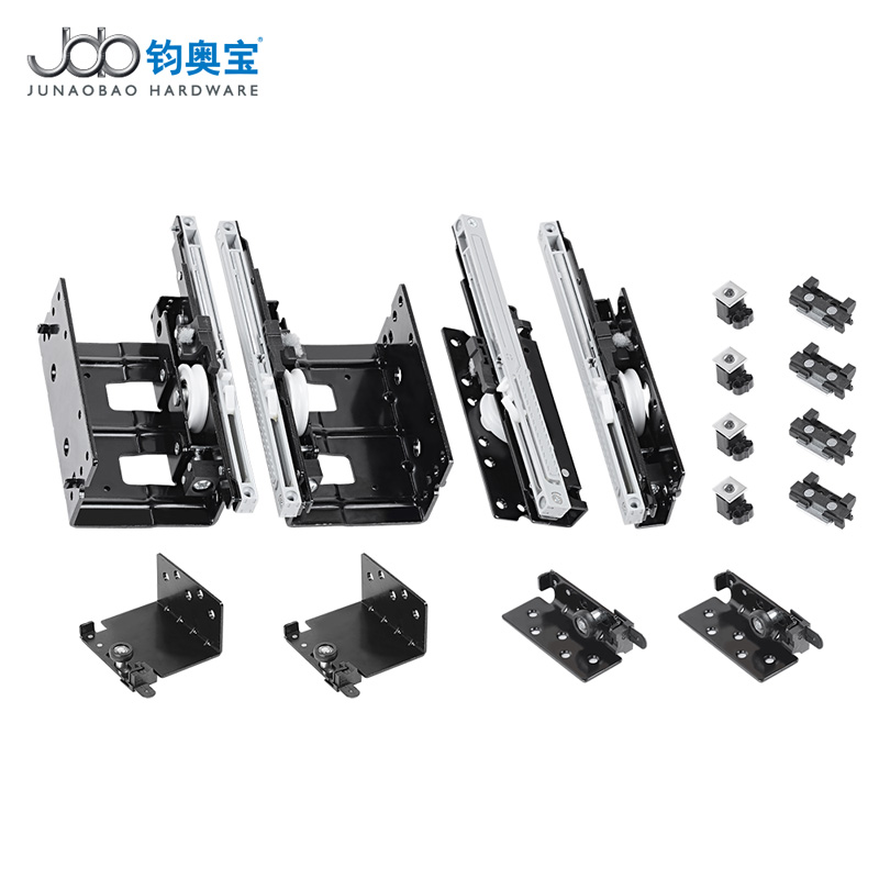 High Quality Side-hanging Sliding Roller  Heavy Duty Hardware Fittings Durable Wooden Door Side-hanging