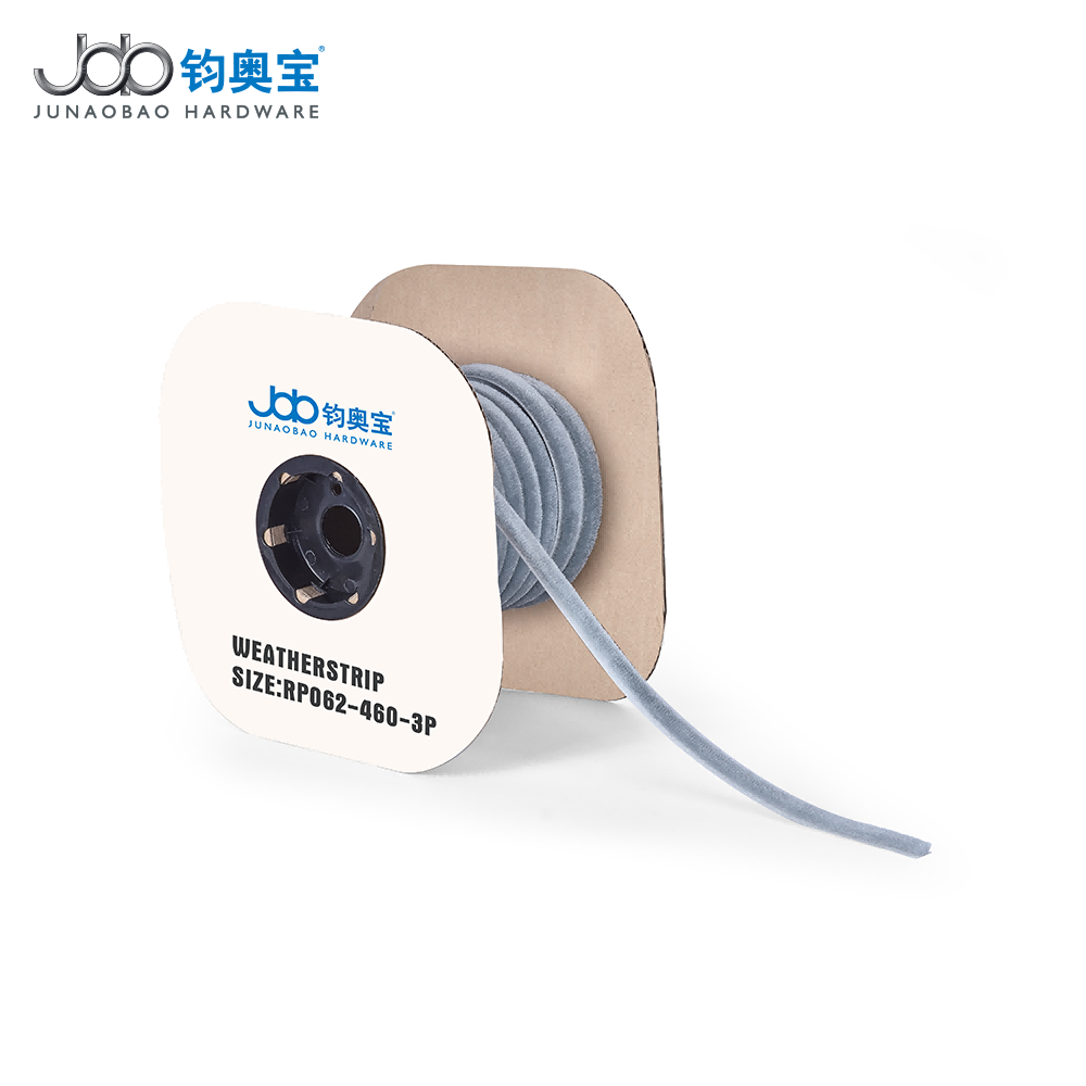 JUNAOBAO Aluminum Window Sealing Draught Excluder Wool Brush Pile Weather Strip for Doors & Windows