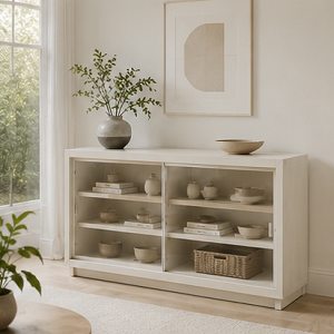 neat living room storage unit