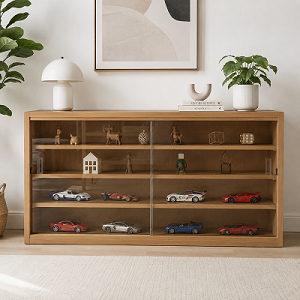 living room glass cabinet
