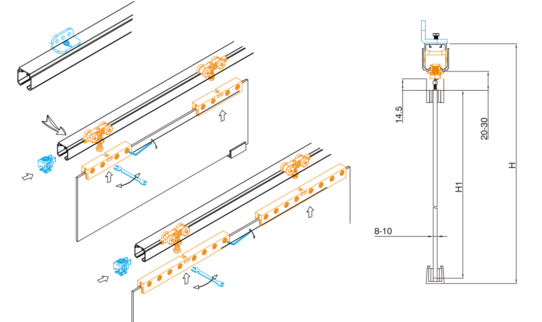 simple installation drawing