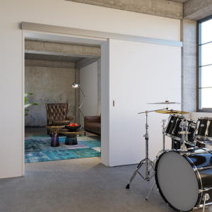 partition pocket door