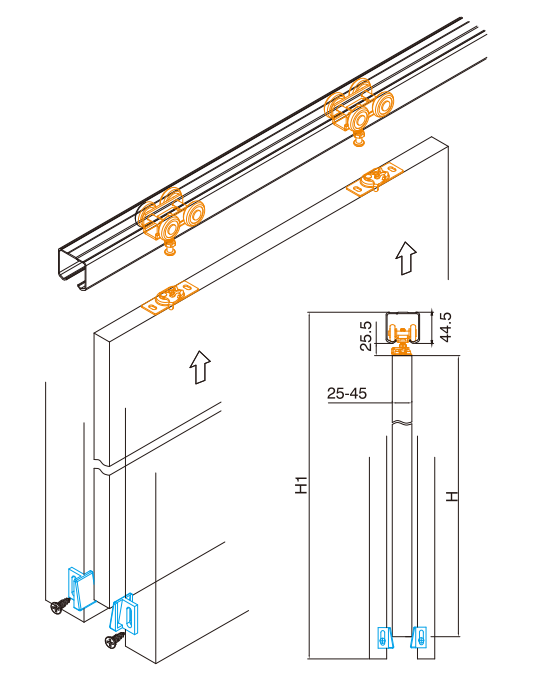 simple installation drawing
