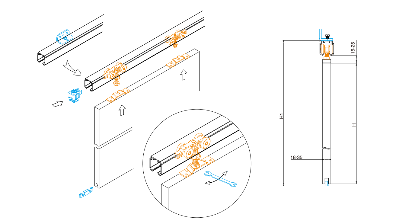 simple installation drawing
