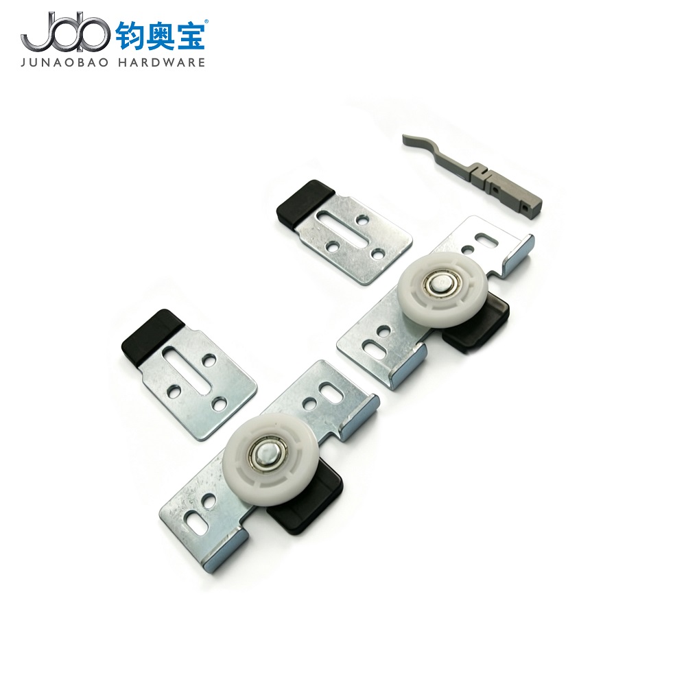 Wardrobe Sliding Door Roller Iron Zinc Plated Sliding Door Roller Nylon Ball Bearing Wheel