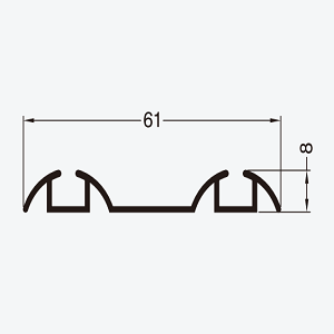 size of bottom track