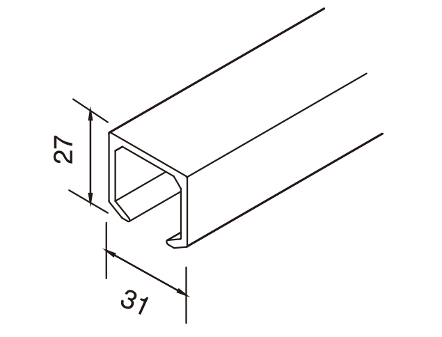 smooth aluminum profile