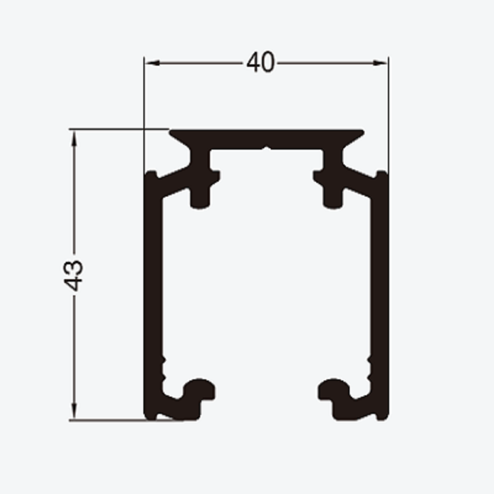 stable aluminum profile