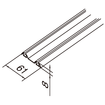 smooth aluminum track